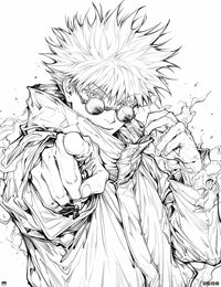 Color Your Favorite Satoru Gojo! 😎 Free Jujutsu Kaisen Coloring Page!