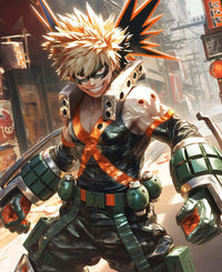 Ground Zero Bakugo Art: Explosive Digital Download - My Hero Academia! 💥 #MHA #Bakugo