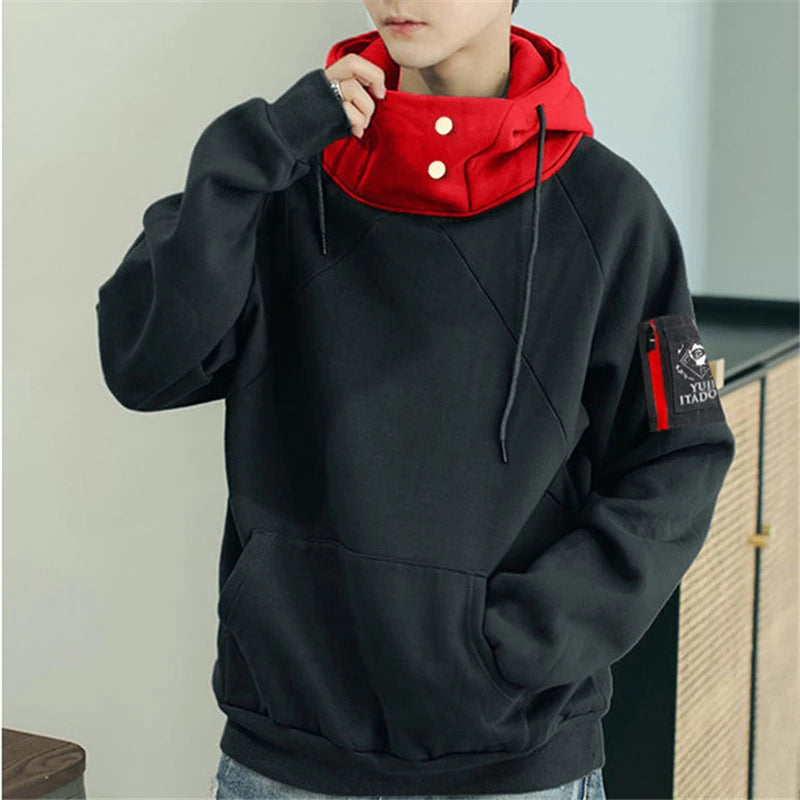 A casual Jujutsu Kaisen Tracksuit featuring Gojo Satoru and Itadori Yuji character designs, consisting of a pullover hoodie and matching pants.