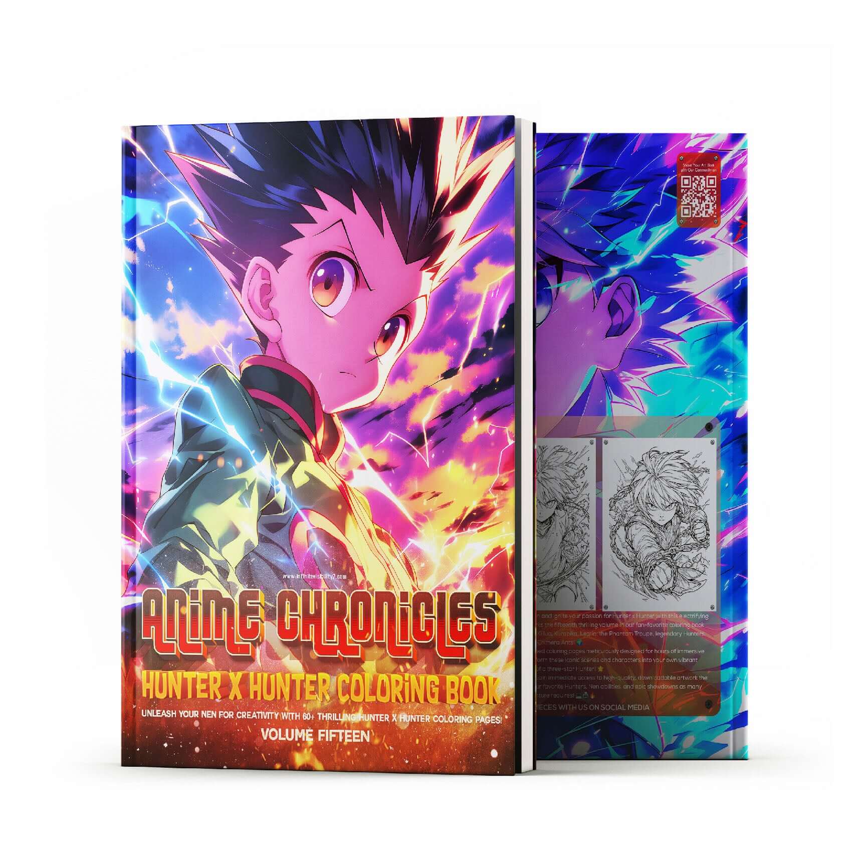 Hunter x Hunter Coloring Book Vol 15 | 60+ Pages – Infinite Visibility