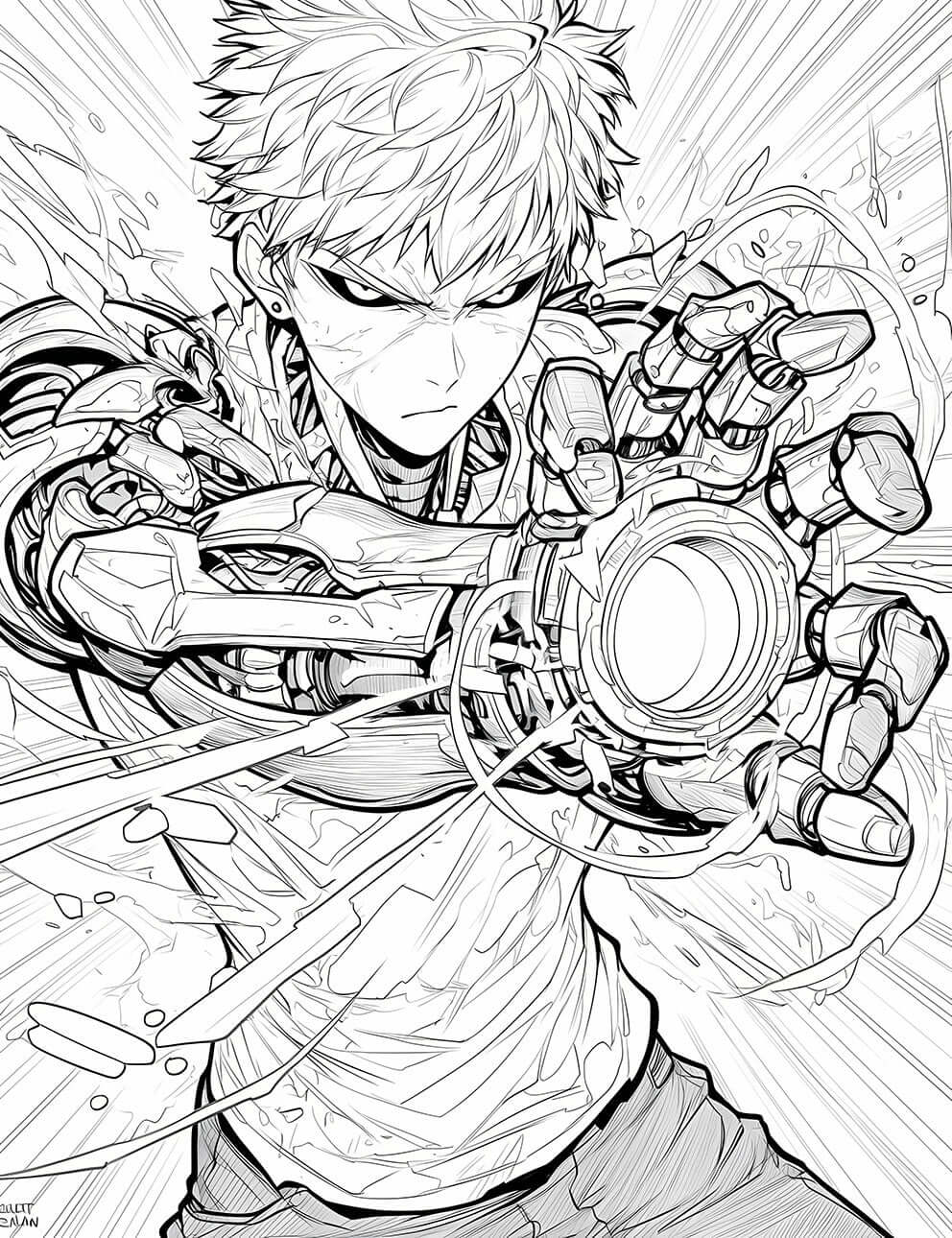 Incinerate Boredom: Color Genos' Blazing Attack - Downloadable Now!