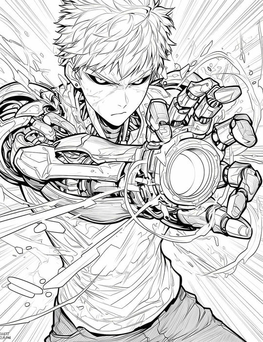 Incinerate Boredom: Color Genos' Blazing Attack - Downloadable Now!
