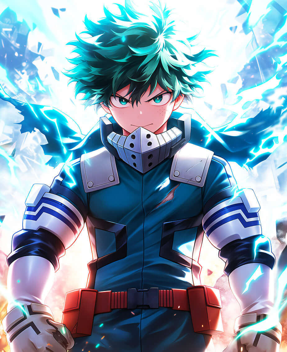 Inherited Power Deku Art: MHA Digital Download - Beyond Limits! ⚡#MHA #DekuArt