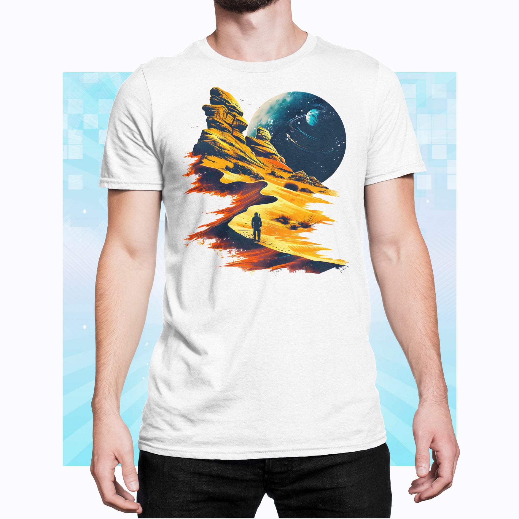 Journey Across the Vast Known and Unknown Universes Unisex Garment-Dyed T-shirt
