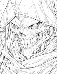 Overlord Ainz: Skull Majesty Anime Coloring Page | Infinite Visibility