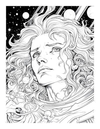 Psychedelic Universe: Adult Coloring Book - Where Beauty Meets Cosmos