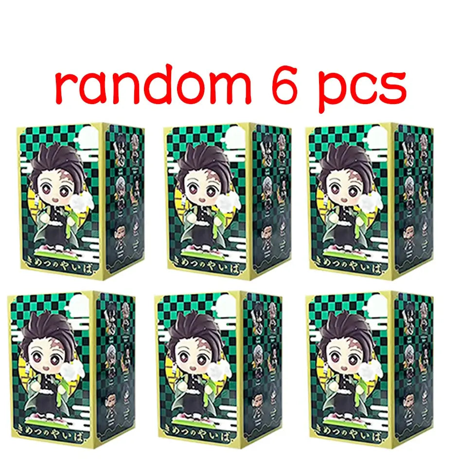 Demon Slayer Tanjiro Nezuko Blind Box Figure anime cartoon statue ornament surprise gift