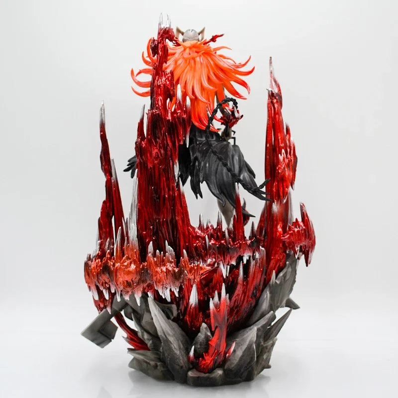 A detailed 32cm Bleach Anime Figure GK model featuring Kurosaki Ichigo in battle pose, available with Ulquiorra Cifer and Toshiro Hitsugaya variants.