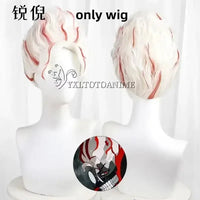 Dandadan Okarun Cosplay Costume Wig Suit Ken Takakura black collar uniform curly hair Halloween
