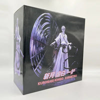 A detailed 32cm Bleach Anime Figure GK model featuring Kurosaki Ichigo in battle pose, available with Ulquiorra Cifer and Toshiro Hitsugaya variants.