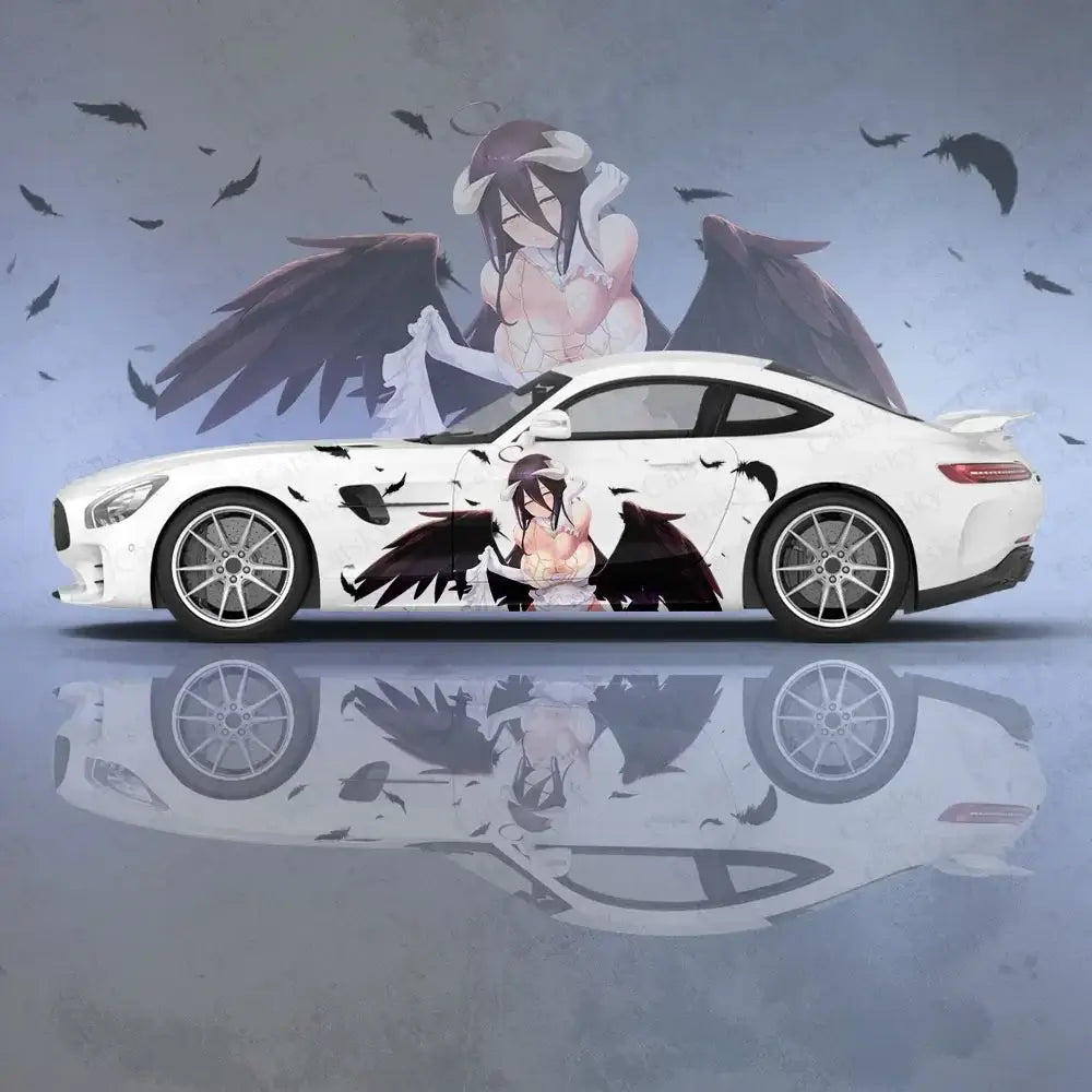 Albedo Anime Vinyl Car Decal Side Graphic Wrap UV fade-resistant custom door waist line sticker