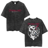 Albedo Overlord Vintage Washed T-Shirt Anime Graphic Tee