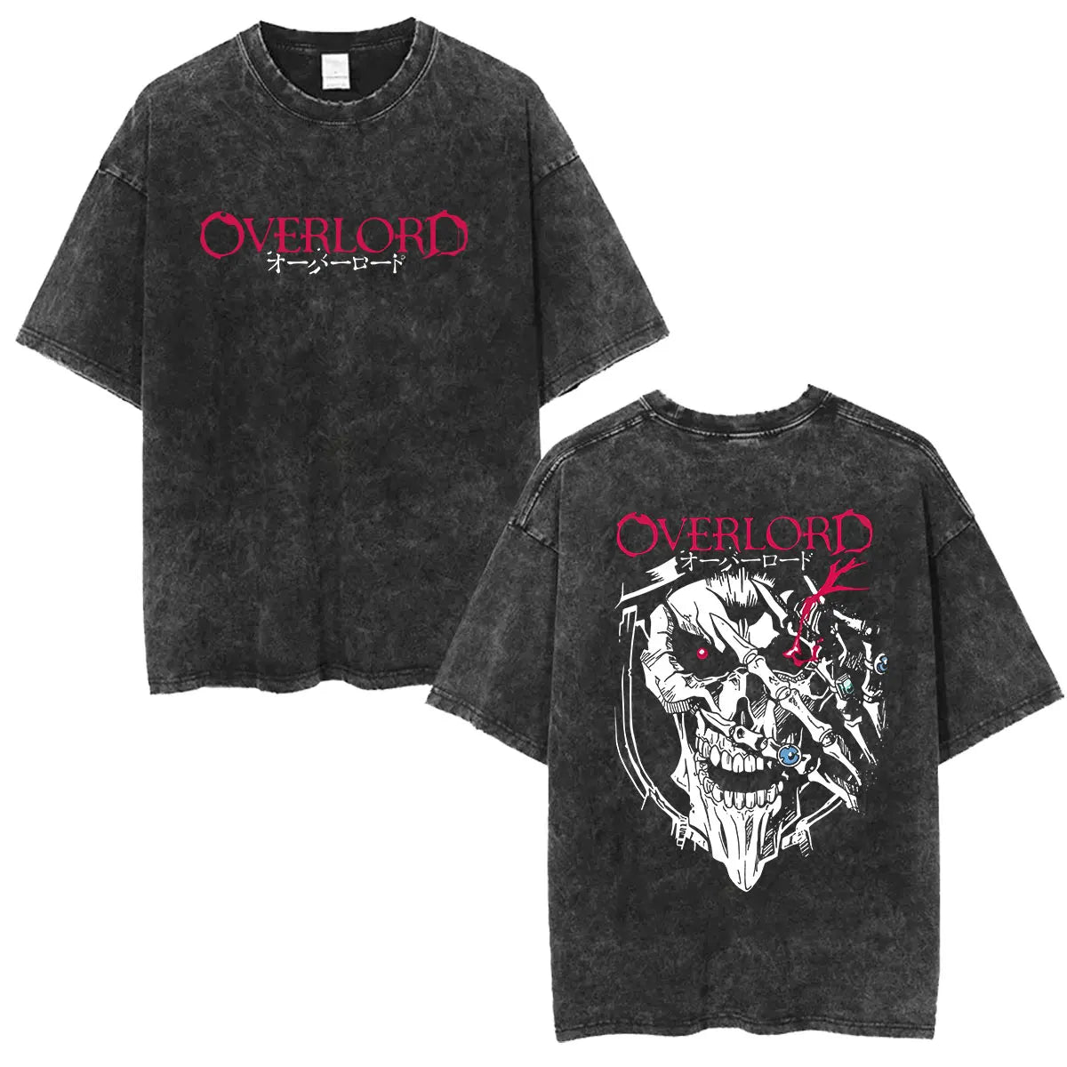 Albedo Overlord Vintage Washed T-Shirt Anime Graphic Tee