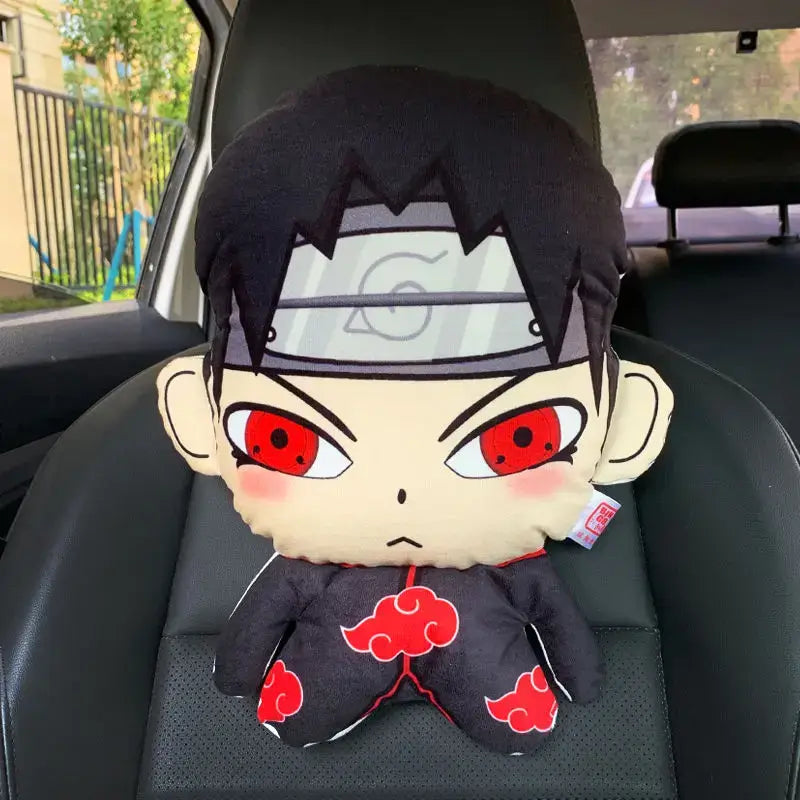 Naruto Anime Car Neck Pillow Headrest Uzumaki cartoon anti-fatigue seat accessory gift