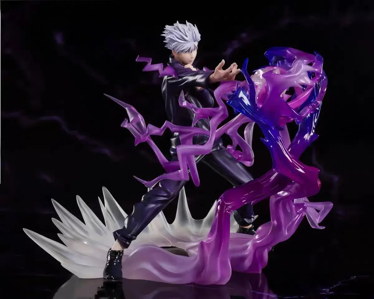 High-quality Jujutsu Kaisen Figures PVC model statues featuring Satoru Gojo, Itadori Yuji, and Ryomen Sukuna for desktop decoration.