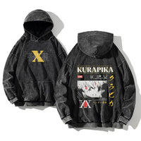 Hunter x Hunter Vintage Washed Manga Hoodie | Fleece Pullover