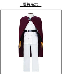 Yhwach Cosplay Costume showcasing the complete outfit including cloak, pants, and accessories, perfect for cosplay events.