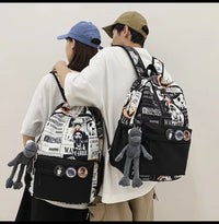 One Piece Luffy Anime Backpack school laptop travel bag men women bold print gift