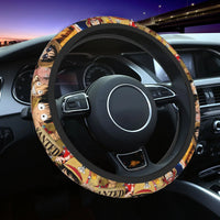 One Piece Luffy Anime Steering Wheel Cover soft elastic 37-38cm car decoration accessory