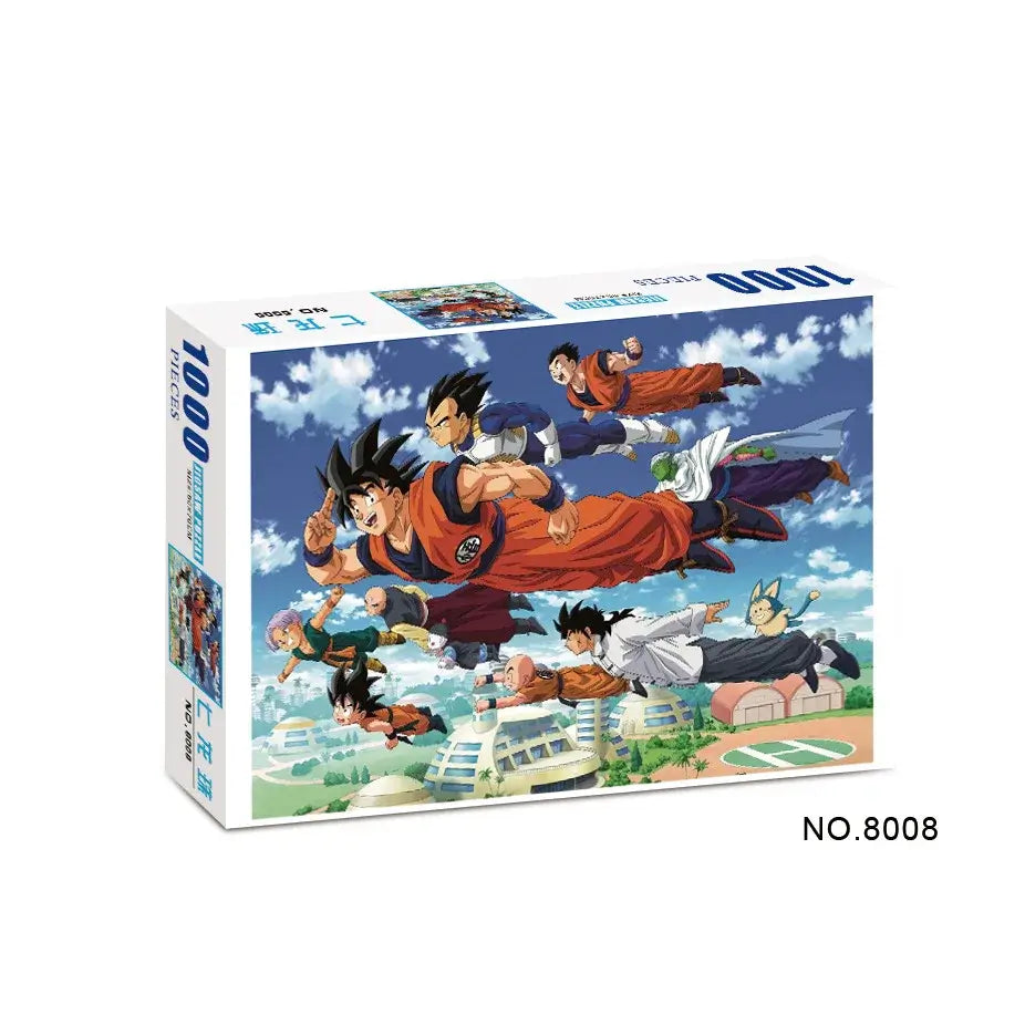 Japanese Anime Puzzle 1000 piece stress relief toy for adults and kids featuring vibrant anime-inspired artwork