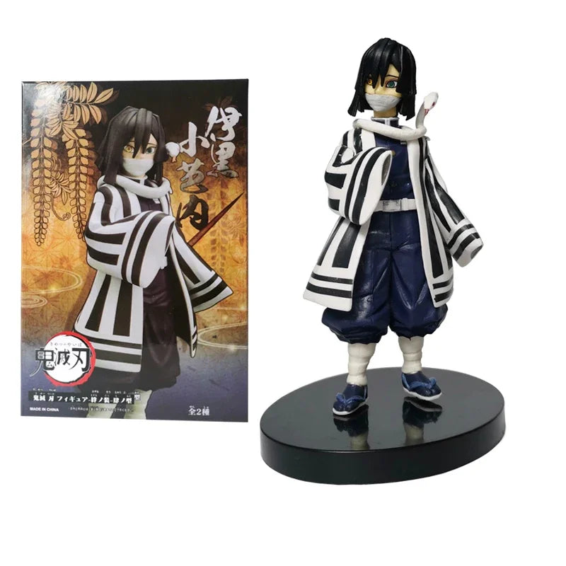 High-quality Demon Slayer Figures featuring Tanjiro Kamado, Nezuko, Zenitsu, and Inosuke in dynamic action poses for anime collection.