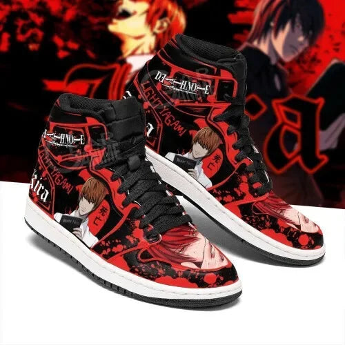 Casual Midoriya Izuku Sneakers featuring green Deku anime print, comfortable flat basketball shoes for men and women.