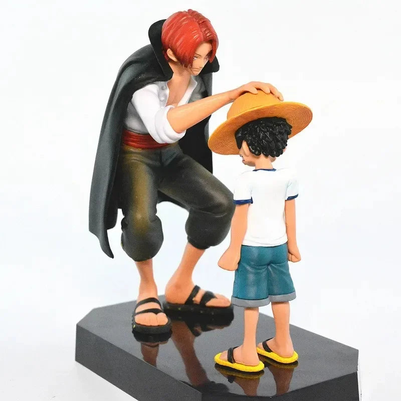 A high-quality 18cm One Piece Luffy Action Figure made of PVC, featuring Monkey D. Luffy in a classic standing pose for anime desktop decoration.