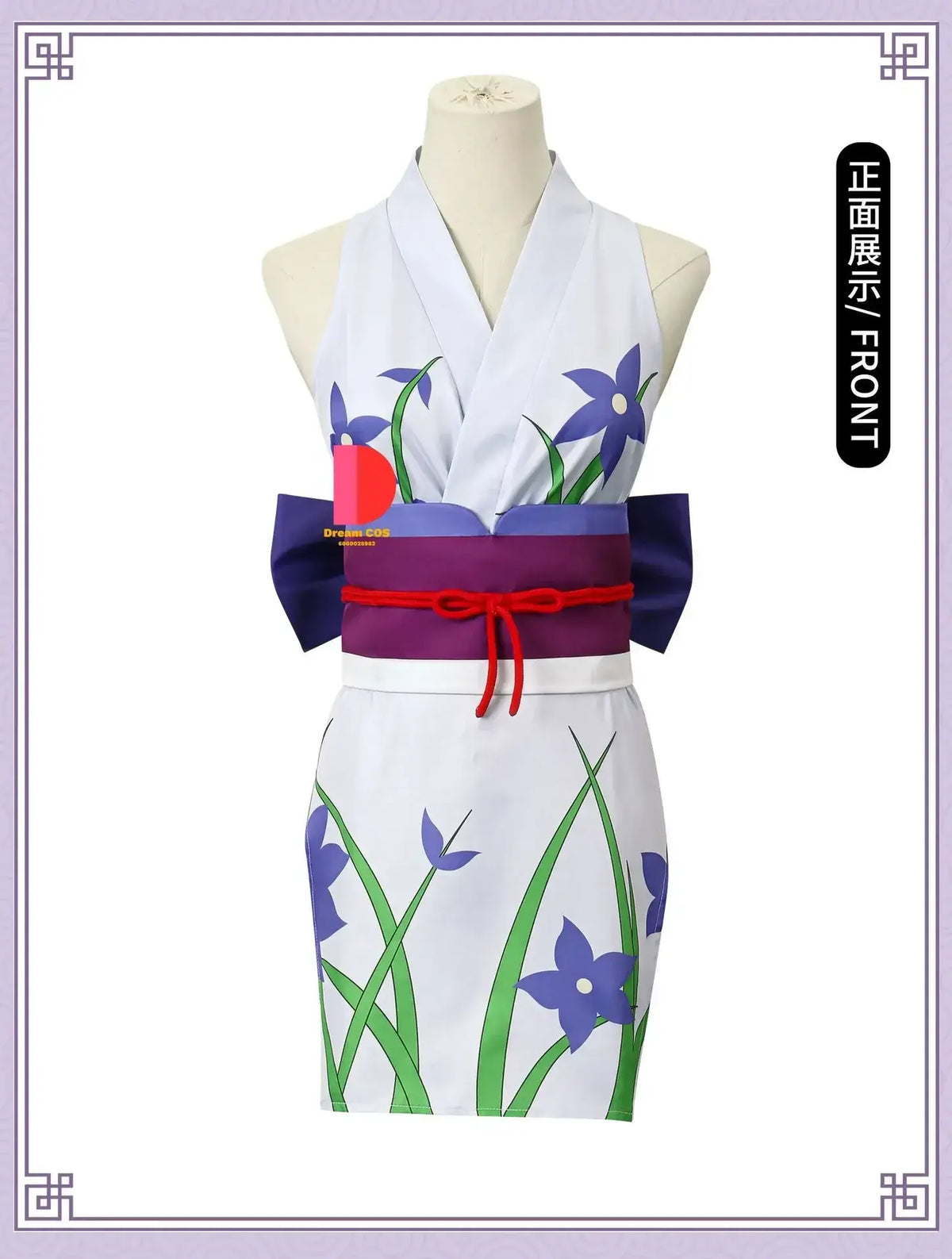 Nico Robin One Piece Cosplay Costume Kimono Dress wig digital print Halloween carnival women