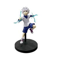 High-quality Hunter x Hunter Anime Figures featuring Gon Freecss, Killua Zoldyck, and Kurapika in dynamic action poses for adult room decor.