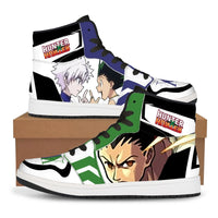 Casual Midoriya Izuku Sneakers featuring green Deku anime print, comfortable flat basketball shoes for men and women.
