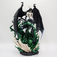 A detailed 32cm Bleach Anime Figure GK model featuring Kurosaki Ichigo in battle pose, available with Ulquiorra Cifer and Toshiro Hitsugaya variants.