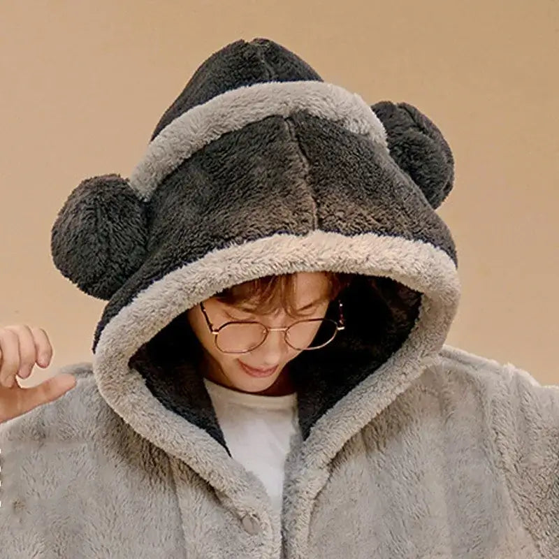 One Piece Luffy Bathrobe | Winter Fleece Pajamas – Infinite Visibility