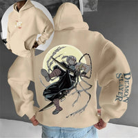Demon Slayer Tengen Uzui Parent-Child Hoodie children boys long sleeve anime sweatshirt spring