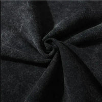 Close-up of the fabric texture of the Toji Fushiguro Dark Manga Washed T-Shirt in dark color.
