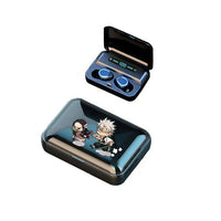 Demon Slayer Tanjiro Nezuko Bluetooth Anime Headset wireless charging sports fitness earbuds