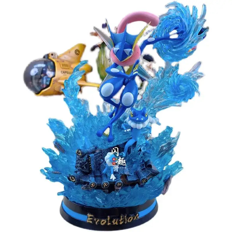 Detailed Pokemon Anime Figures made of PVC, featuring luminous Charizard, Gengar, and Eevee designs for collectors and home decoration.