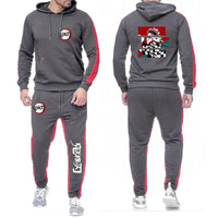 Men's Demon Slayer Two-Piece Tracksuit | Anime Sports Set