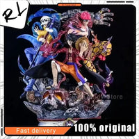 One Piece Onigashima Supernova Action Figures Luffy Kid Law three captains collectible model set