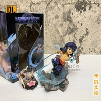 A detailed G5 Robot style Inosuke Action Figure featuring Mecha armor design and dual jagged swords for Demon Slayer collection.