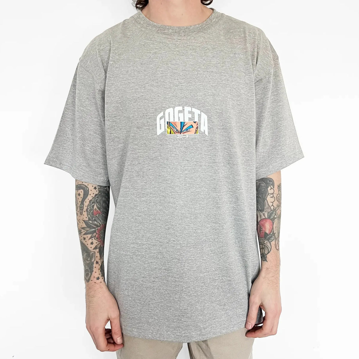 Dragon Ball Son Goku Oversized Retro Graphic T-Shirt flat lay 2026 oversized retro cotton unisex