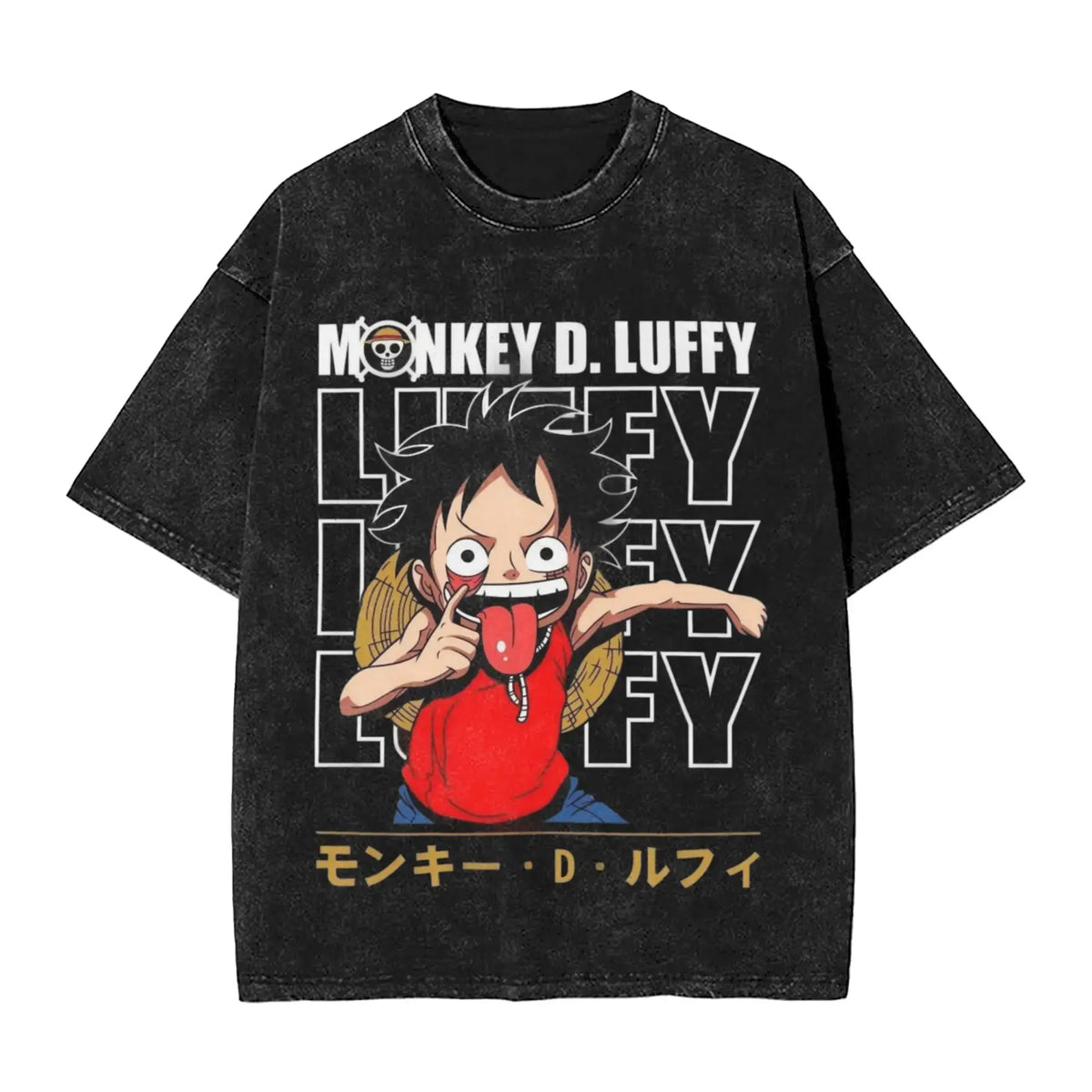 Eustass Kid One Piece Washed T-Shirt | Vintage Streetwear