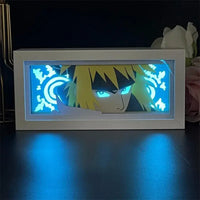 Naruto Uchiha Sasuke 3D Anime LED Light Box illuminated warm glow anime desk lamp decoration