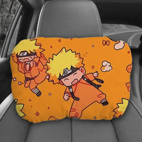 Naruto Uzumaki Plush Car Seat Neck Pillow Bandai flannel elastic cotton 20x32cm all cars