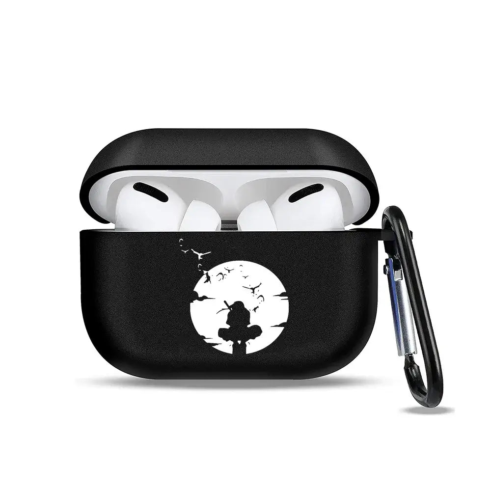 Naruto Itachi AirPods Case Soft Anime Cover TPU cartoon Uchiha Itachi Gaara Akatsuki character figure protective case fits AirPods 1 2 3 Pro Pro2