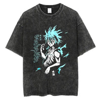 Hunter x Hunter Gon Freecss Print T-Shirt worn oversized Harajuku street style anime fashion