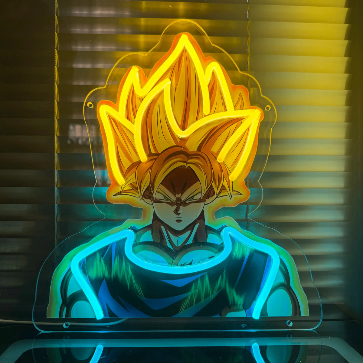 One Piece Luffy Acrylic Neon LED Light, vibrant anime design ideal for decor.