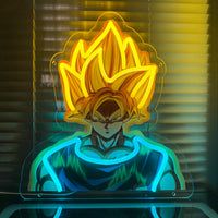 One Piece Luffy Acrylic Neon LED Light, vibrant anime design ideal for decor.
