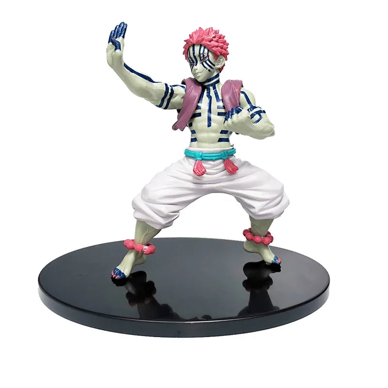 High-quality Demon Slayer Figures featuring Tanjiro Kamado, Nezuko, Zenitsu, and Inosuke in dynamic action poses for anime collection.