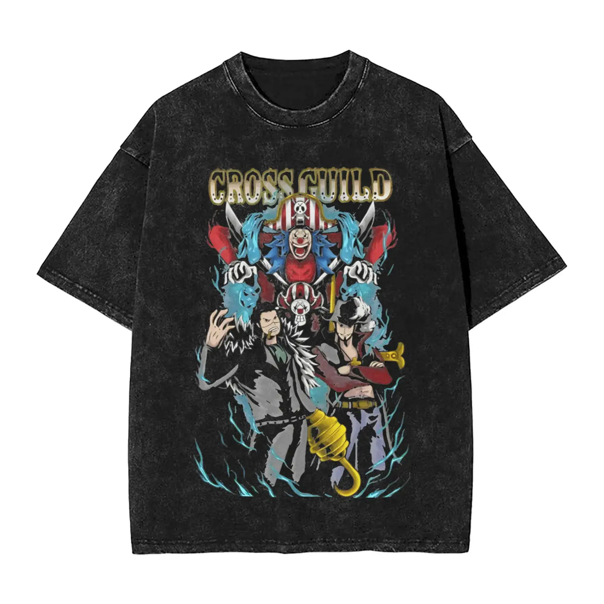 Eustass Kid One Piece Washed T-Shirt | Vintage Streetwear