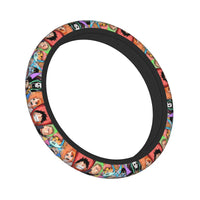 One Piece Luffy Anime Steering Wheel Cover soft elastic 37-38cm car decoration accessory